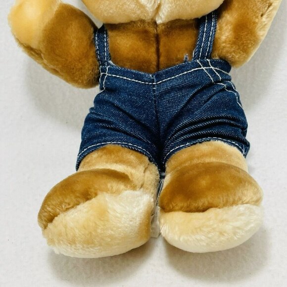 Shoney Bear Mascot Iconic Plush Blue Jean Overall Restaurant Fast Food American - Picture 7 of 10